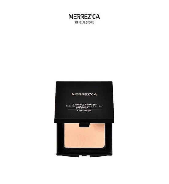 MERREZCA Excellent Coveing Skin Setting Pressed Powder SPF50/PA+++ mini #Soft Beige Оригинал