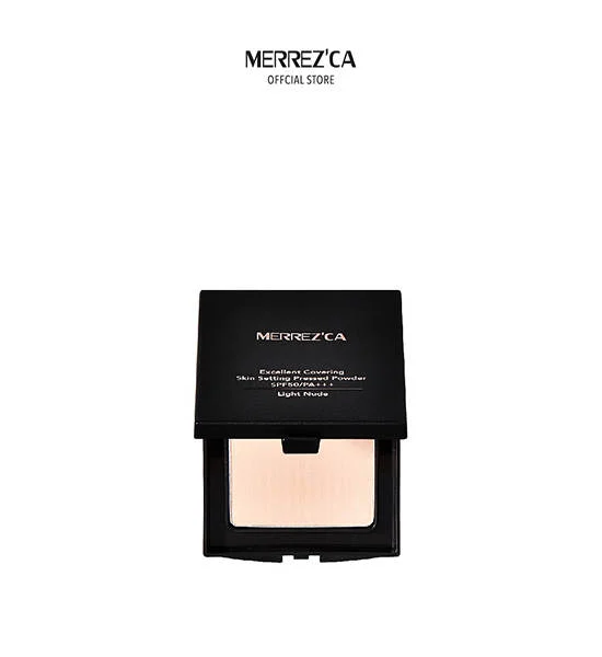 MERREZCA Excellent Coveing Skin Setting Pressed Powder SPF50/PA+++ mini #Light Nude Оригинал