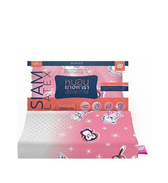 SIAMLATEX Kid's Pillow Kids Model Pink Winter Pattern. Pink Оригинал