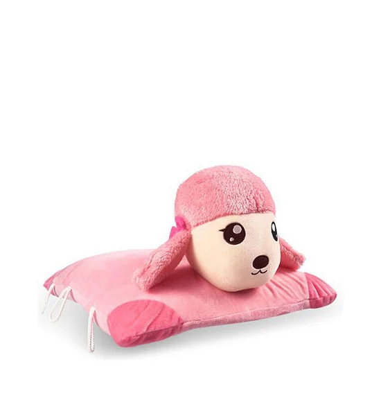 SIAMLATEX Transformable Kid's Pillow Baby Play Model Poodle Pattern Pink Оригинал