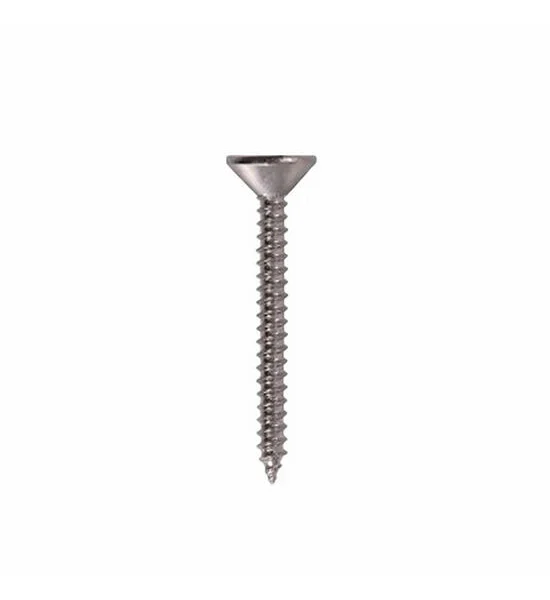 PANSIAM Nickel Flat Head Self Tapping Screw TF-8114 Size 8 x 1 1/4 Inch (Pack 100 Pcs.) Оригинал