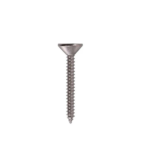 PANSIAM Nickel Flat Head Self Tapping Screw TF-10114 Size 10 x 1 1/4 Inch (Pack 100 Pcs.) Оригинал