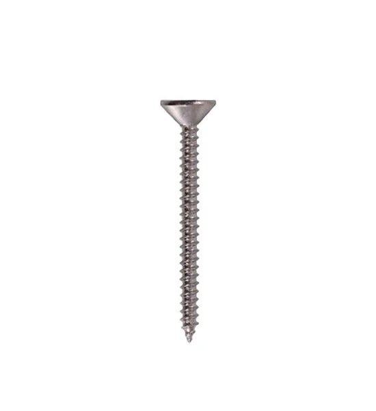 PANSIAM Nickel Flat Head Self Tapping Screw TF-8112Size 8 x 1 1/2 Inch (Pack 25 Pcs. Оригинал