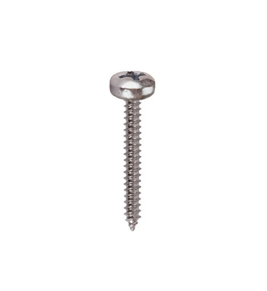 PANSIAM Nickel Pan Head Self Tapping Screw TP-10114 Size 10 x 1 1/4 Inch (Pack 100 Pcs.) Оригинал