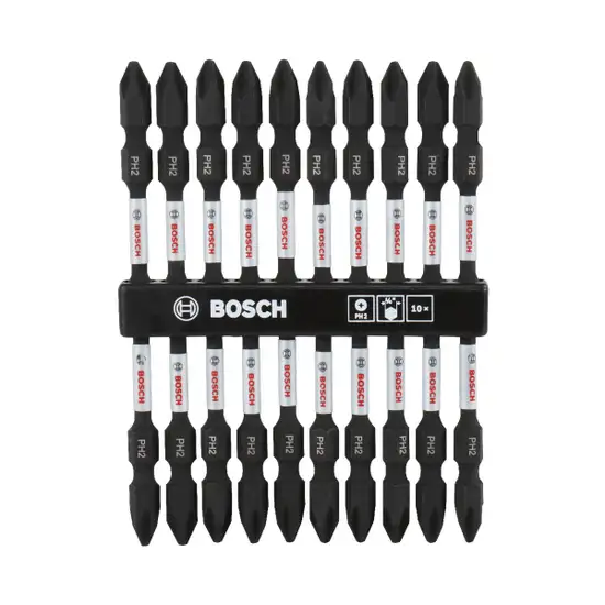 BOSCH Blue Impact Screwdriver Bit PH2-110 (Set 10 Pcs.) Оригинал