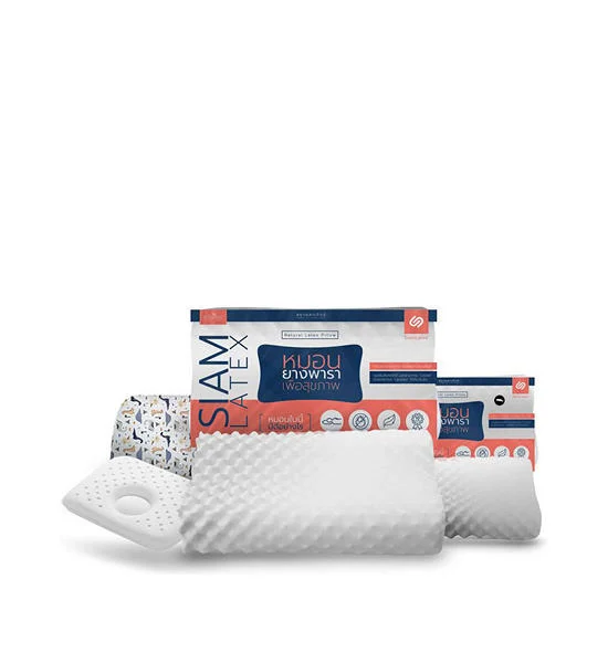 SIAMLATEX Latex Pillow, Family Set, Parent And Child, 3 Pieces White Оригинал