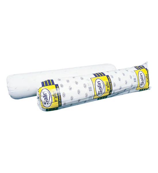 SATIN White Bolster SATIN Size 21 x 102 cm Оригинал