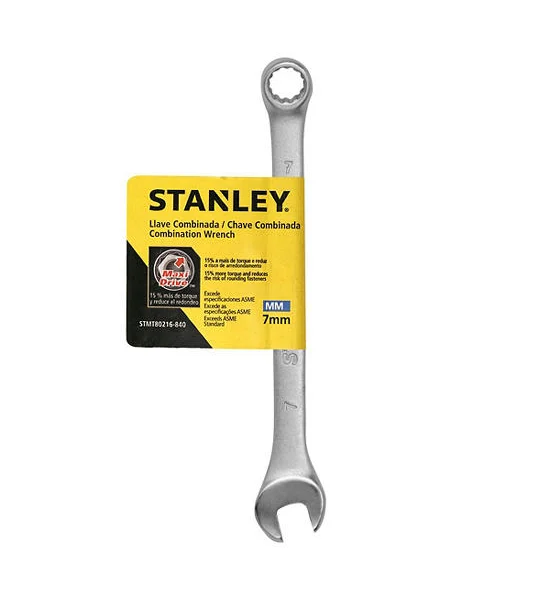 STANLEY Silver Combination Wrench STANLEY STMT80216-8 Size 7 mm Оригинал