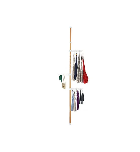 TUGU BROWN CLOTHES RACK WITH 1 POLE 3 WINGS TUGU Оригинал