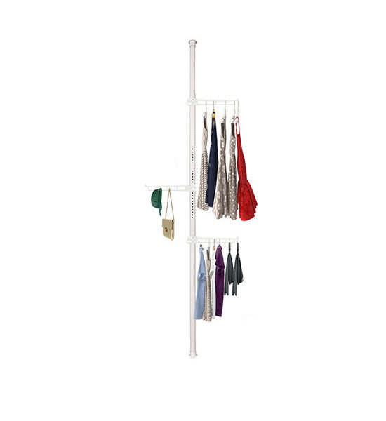 TUGU PURE WHITE CLOTHES RACK WITH 1 POLE 3 WINGS TUGU Оригинал