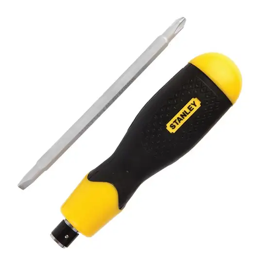STANLEY Black-Yellow Cushion Grip Multi Bits 2 - Way No. 65-201 ST Оригинал