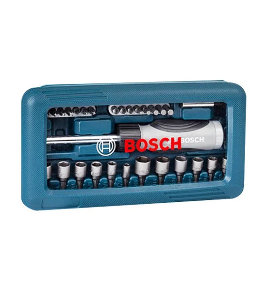 BOSCH Screwdriver Bit Set No.2607017399 (Pack 46 Pcs.), Blue Оригинал