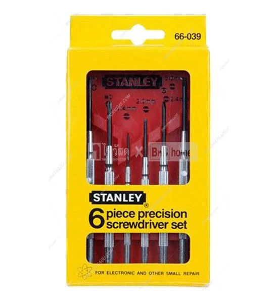 STANLEY Silver SCREW DRIVER, No. 66-039(66-039-8) PRECISION SET, 6PCS Оригинал
