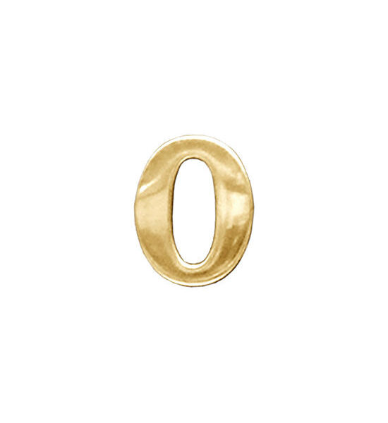 PANSIAM Number 0 Signage Large Size 80 MM. Gold Оригинал
