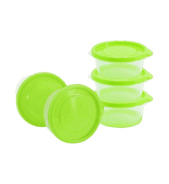Micronware Green Square Food Container Chef Box MICRON WARE JCP-6061 Size 300 ml (Pack 5 Pcs.) Оригинал