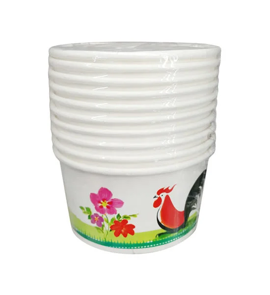 NIV White Party Paper Cup Printed Capacity 390 ml (Pack 10 Pcs.) Оригинал