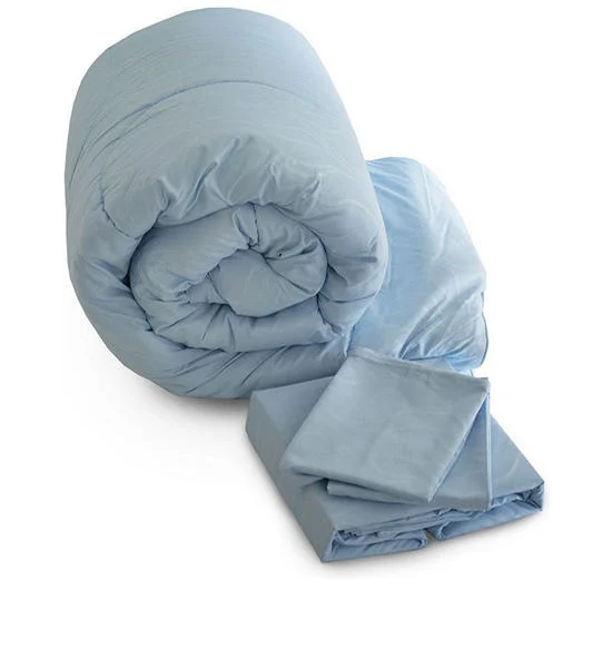 LUCKY MATTRESS 5 Ft. Height 14 Inches Mp 005 Micro Touch Premium Bedsheet And Duvet Blue Оригинал