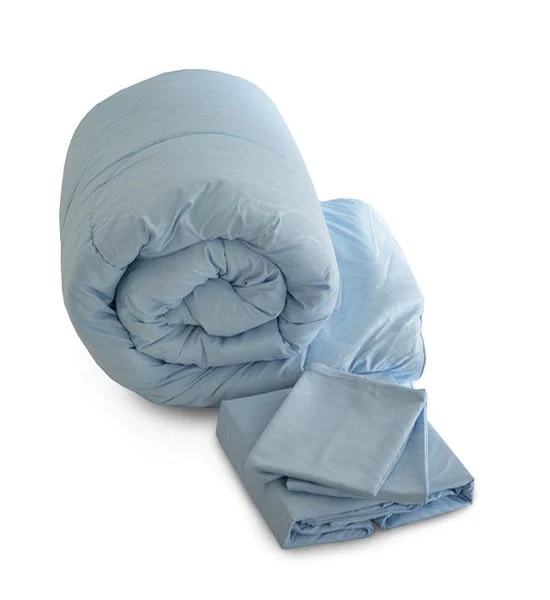 LUCKY MATTRESS 6 Ft. Height 14 Inches Mp 005 Micro Touch Premium Bedsheet And Duvet Blue Оригинал