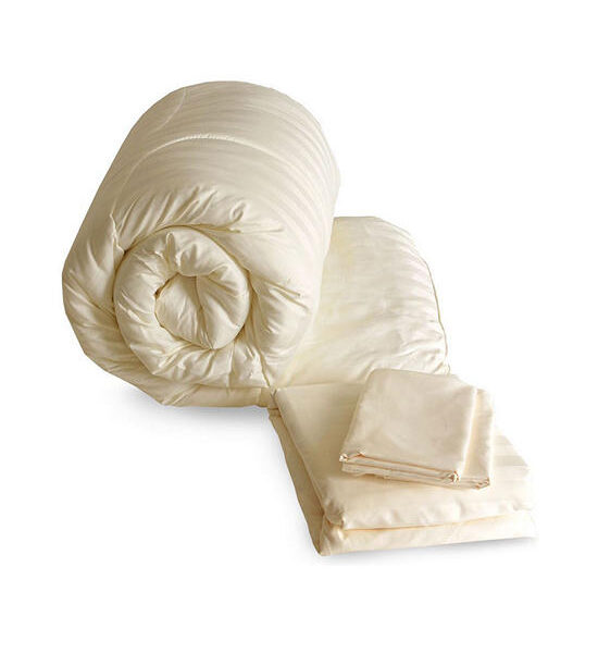 LUCKY MATTRESS 6 Ft. Height 14 Inches Mp 003 Micro Touch Premium Bedsheet And Duvet Light Yellow Оригинал