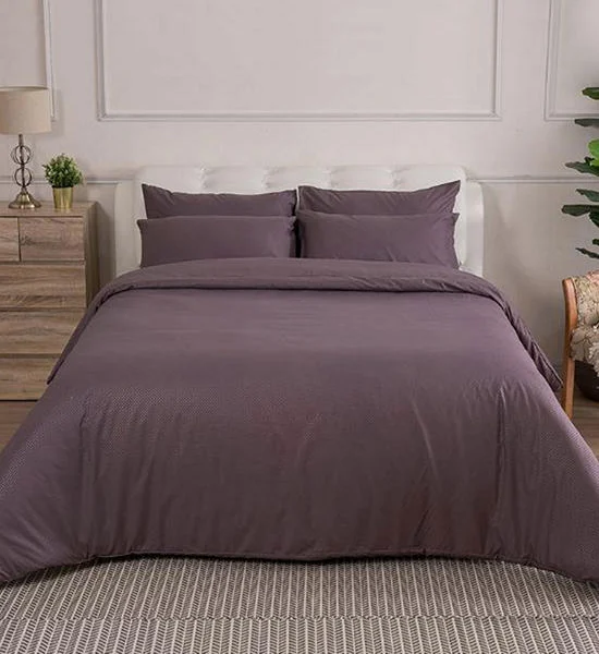 LUCKY MATTRESS 6 Ft. Height 14 Inches Mp 008 Micro Touch Premium Bedsheet And Duvet Violet Оригинал