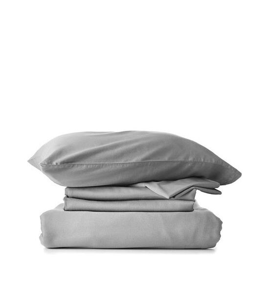 SIAMLATEX Bed sheet set without quilt, glada model size 3 feet Misty Gray Оригинал