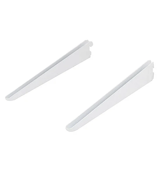 KASSA HOME White Double Slot Bracket DIY S32DB270W Size 1.25 x 28.4 x 4.95 cm. Оригинал
