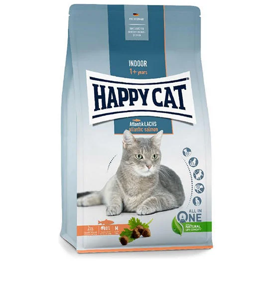 HAPPY CAT Atlantic Lux Dry Food for Adult Indoor Cat   size 4 kg Оригинал