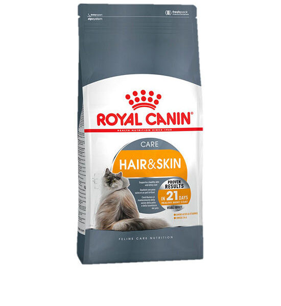 ROYAL CANIN Hair & Skin Care Dry Food for Adult Cats 2 kg Оригинал