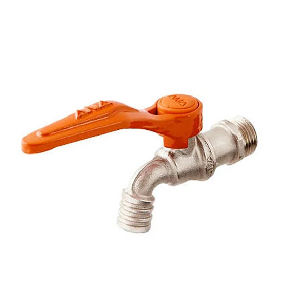 ANA Orange Outdoor Garden Ball Tap with Thread NP SINC109-015 Size 1/2 Inch Оригинал