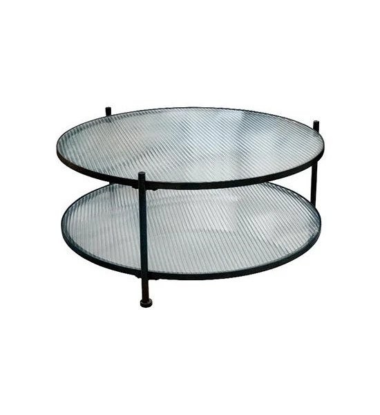 CHIC REPUBLIC Clear/Black Coffee Table MICAH/80 Оригинал