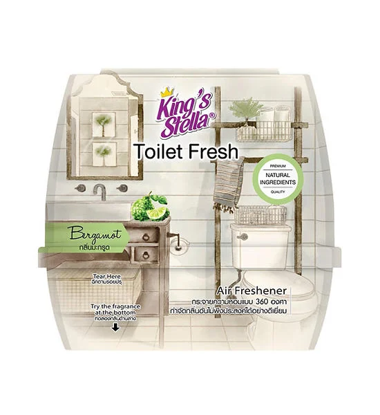 Kings Stella Toilet Fresh Gel (Into Nature), 180 g., Bergamot Оригинал