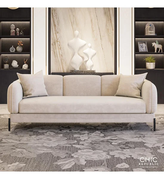 CHIC REPUBLIC Beige 3 Seater Sofa LEYON/3 Оригинал
