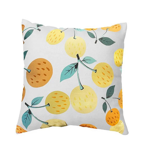 SIAMLATEX Jolly Polyfibre Cushion Citrus Garden Pattern Multi-Color Оригинал