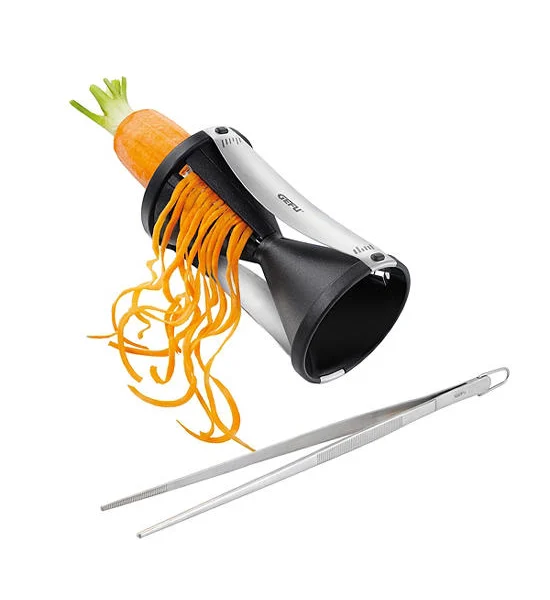 GEFU Spiral Slicer SPIRELLI & Tweezer SOCO model 00079 black Оригинал