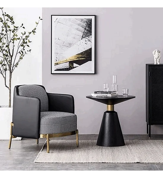 SHIRA FURNITURE (Per-order 30 Day) Black - The side table is made of real wood. Оригинал