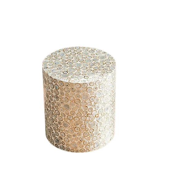 SHIRA FURNITURE (Per-order 30 Day) Cream color - Side table/stool, sit and relax Оригинал