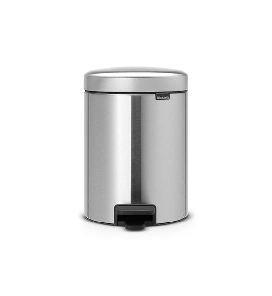 BRABANTIA Pedal Bin New Icon 5 Litre-Matt Steel Fingerprint Proof Оригинал