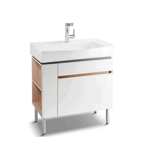 KOHLER Furniture cabinet 800 (right shelf) with washbasin (Family Care model)(White) Оригинал