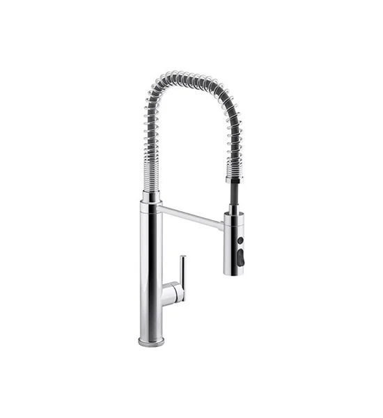 KOHLER Purist semi-pro kitchen faucet Polished Chrome K-24982T-4-CP Оригинал