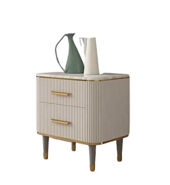 SHIRA FURNITURE (Per-order 30 Day )Cream color - bedside cabinet Оригинал