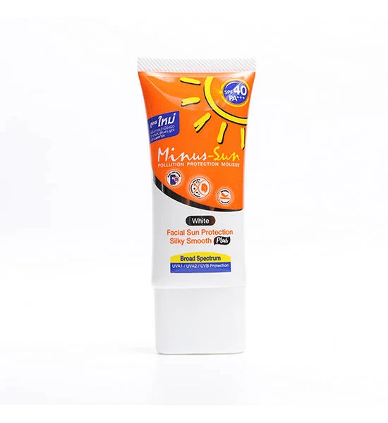 minus sun White SPF40 PA+++ Pollution Protection Mousse 30 g. Оригинал
