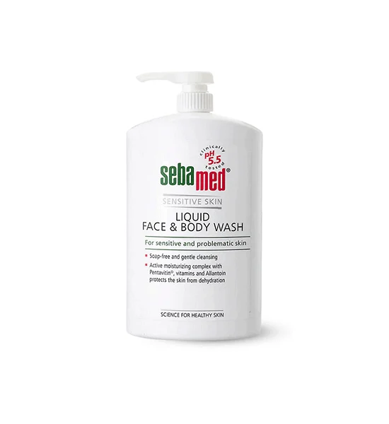 SEBAMED White - LIQUID FACE & BODY WASH pH 5.5 1000 ml. Оригинал