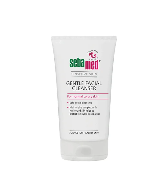 SEBAMED White - GENTLE FACIAL CLEANSER FOR NORMAL TO DRY SKIN pH 5.5 150 ml Оригинал