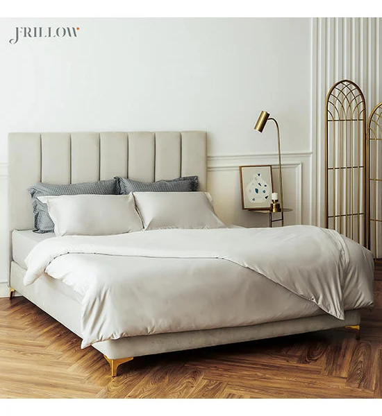 FRILLOW Pillow Case - : The Signature Collection, Design - Bright Beige Оригинал