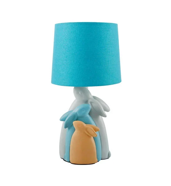 LUZINO Blue Table Lamp The Rabbits (E27x1) D4587(BL) Оригинал