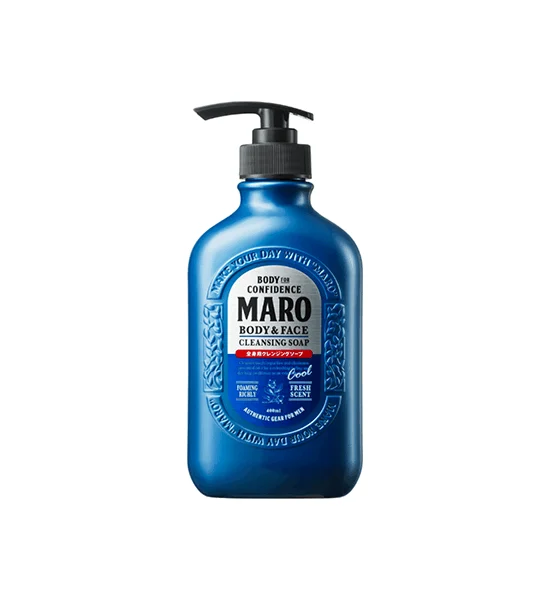 Maro Maro Body & face Cleansing Soap cool 400ml. Оригинал