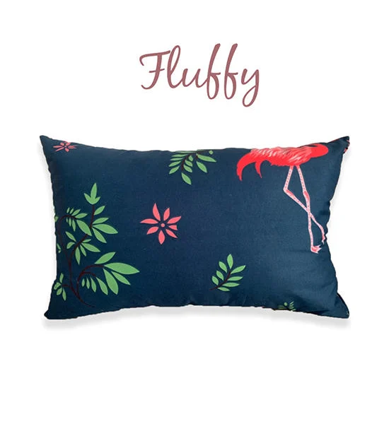 Fluffy Fluffy Polyester Pillow - The Flamingo Оригинал