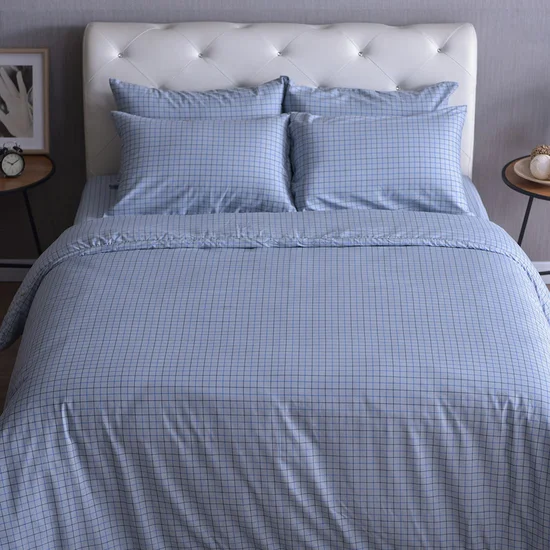 LUCKY MATTRESS 6 FT. CD 018 DUVET  COTTON 100% SIGNATURE COTTON COLLECTION 90 X 100 INCHES (228 X 254 CM.) LIGHT BLUE Оригинал