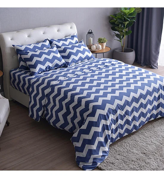 LUCKY MATTRESS 6 FT. CD 015 BED SHEET COTTON 100% SIGNATURE COTTON COLLECTION BLUE Оригинал