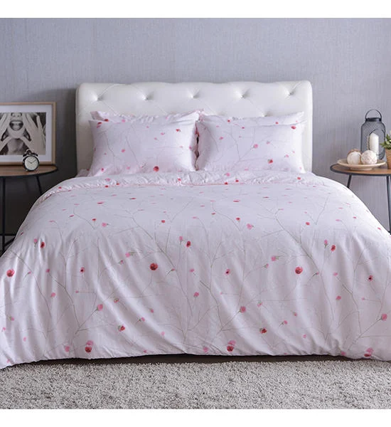 LUCKY MATTRESS 3.5 FT. CD 017 BED SHEET AND DUVET COTTON 100% SIGNATURE COTTON COLLECTION PINK Оригинал